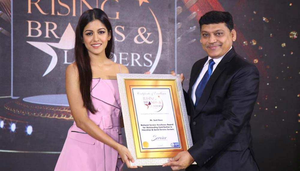 Award Received By Dr. P N Nemade, Director – Atharva Group Of Institutes on behalf of Honorable Shri.Sunil Rane Sir