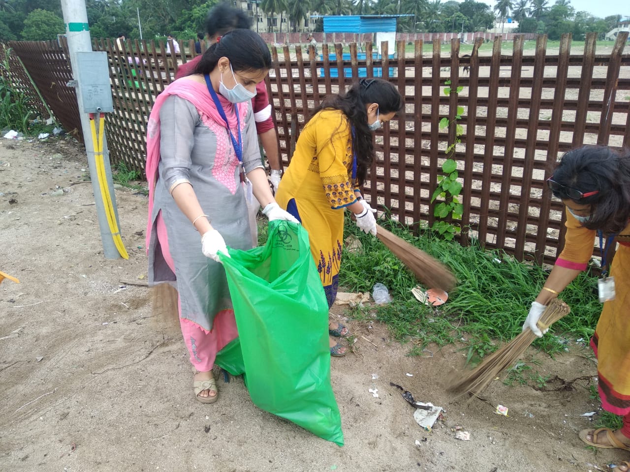 Beach Clean Up Drive at Marve Beach
