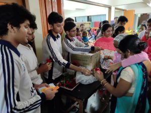 On 27th September, NSS Atharva celebrated *World Rose Day* with cancer patients in Dr. Earnest Borges Memorial Home, Bandra East.