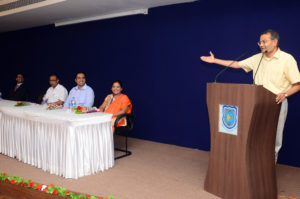 Atharva College of Engineering and Eduvance Remolab in collaboration with ARM University program is a first of its kind a lab that allows students to access Embedded lab that allows students to access Embedded platforms remotely. Platforms such as FPGA, Cypress Programmable SoC(PSoC) and ARM embed can easily be deployed for students. It is a scalable solution where an entire class can access the technology for mass scale skill development.  The Embedded Lab was inaugurated by Dr. SADANAND GULWADI, Global Manager, ARM University.