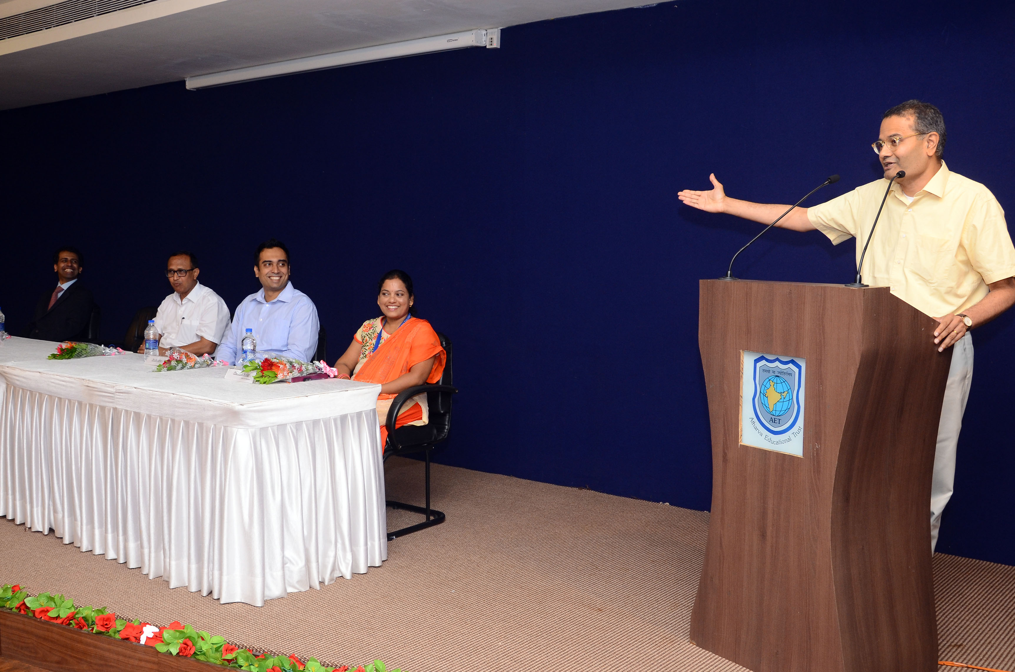Atharva College of Engineering and Eduvance Remolab in collaboration with ARM University program is a first of its kind a lab that allows students to access Embedded lab that allows students to access Embedded platforms remotely. Platforms such as FPGA, Cypress Programmable SoC(PSoC) and ARM embed can easily be deployed for students. It is a scalable solution where an entire class can access the technology for mass scale skill development.  The Embedded Lab was inaugurated by Dr. SADANAND GULWADI, Global Manager, ARM University.