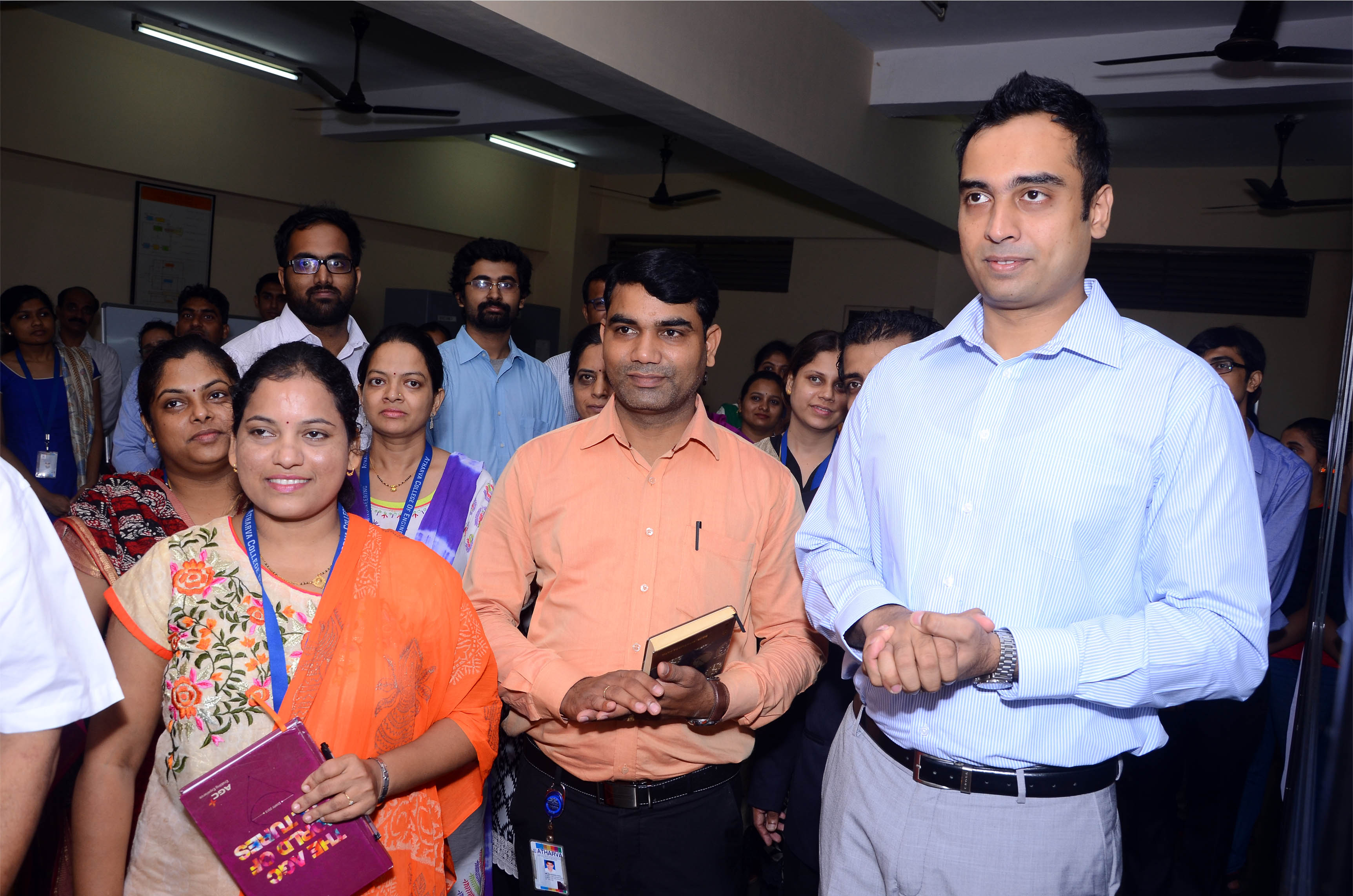Atharva College of Engineering and Eduvance Remolab in collaboration with ARM University program is a first of its kind a lab that allows students to access Embedded lab that allows students to access Embedded platforms remotely. Platforms such as FPGA, Cypress Programmable SoC(PSoC) and ARM embed can easily be deployed for students. It is a scalable solution where an entire class can access the technology for mass scale skill development.  The Embedded Lab was inaugurated by Dr. SADANAND GULWADI, Global Manager, ARM University.