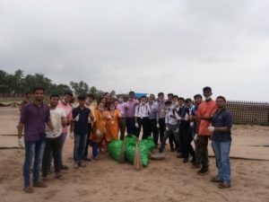 Beach Clean Up Drive at Marve Beach